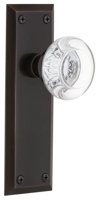 Nostalgic Warehouse NYKRCC_PRV_238_NK Round Clear Crystal Solid - Timeless