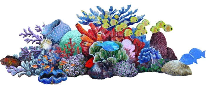 Octopus Glass Swimming Pool Mosaic - Image 1