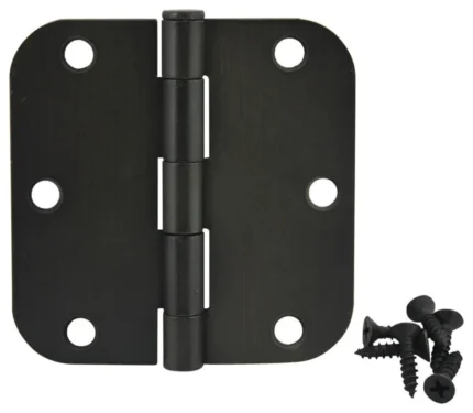 Oil Rubbed Bronze Door Hinge 3.5" With 5/8" Radius Corners