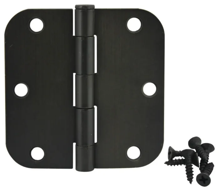 Oil Rubbed Bronze Door Hinge 3.5" With 5/8" Radius Corners - Image 1