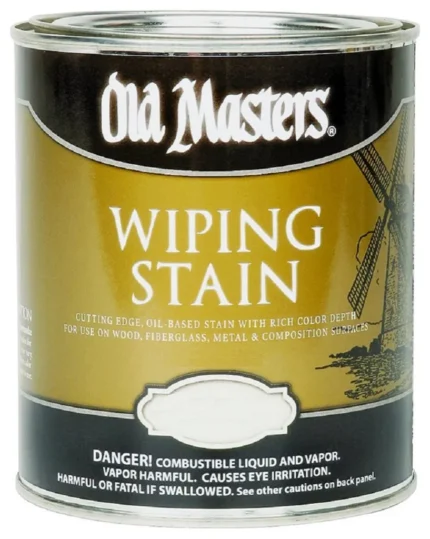 Old Masters 12004 Wipping Stain, Quart, Dark Walnut