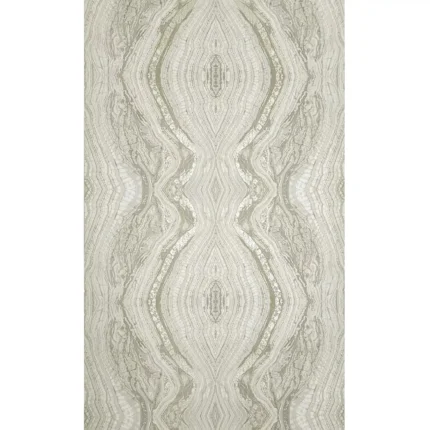Olive gray pearl Kaleidoscope faux marble mineral stone Wallpaper 3D, 8.5" X 11" Sample