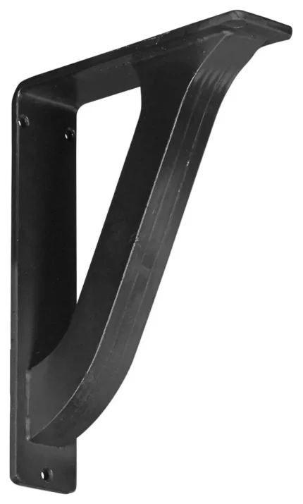 Oxford Wrought Iron Bracket, Triple Center Brace, 2"Wx7 1/2"Dx10"H, Single