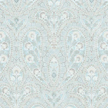 Paisley Floral Wallpaper, Blue, Bolt