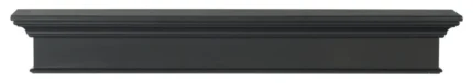 Pearl Mantels Mantel Shelf, 48 Inch, Black( Pack of 2 )