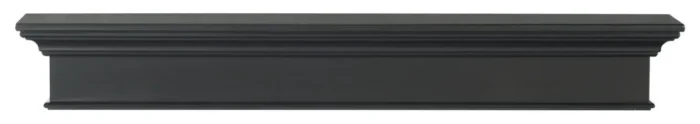 Pearl Mantels Mantel Shelf, 48 Inch, Black( Pack of 2 ) - Image 1