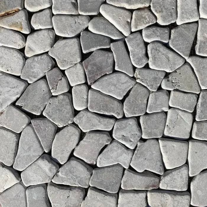 Pebble Mosaic Adam Blue Small Sample - Image 1