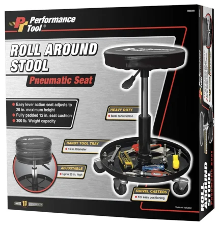 Performance Tool W85008 Professional Hydraulic Shop Seat