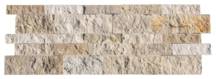 Philadelphia Travertine Ledger Panel Split Face 7.25"x19.75"x3/4" 90 sqft boxed