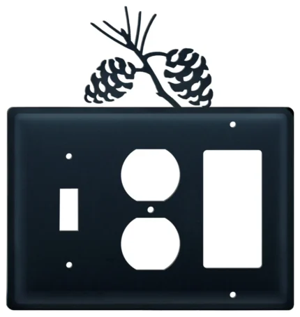 Pinecone Single Switch, Outlet and GFI Cover