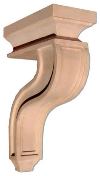 Pompano Corbels, Maple, Medium