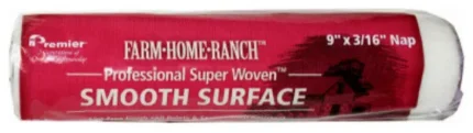 Premier FHR00155 Farm Home Ranch Super Woven Smooth Roller Cover, 9" x 3/16"