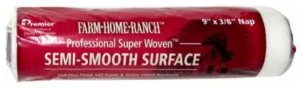 Premier FHR00156 Farm Home Ranch Super Woven Semi-Smooth Roller Cover, 9" x 3/8"