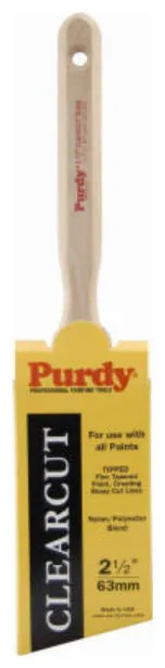 Purdy® 144152125 Clearcut Glide Angular Trim Paint Brush, 2-1/2"