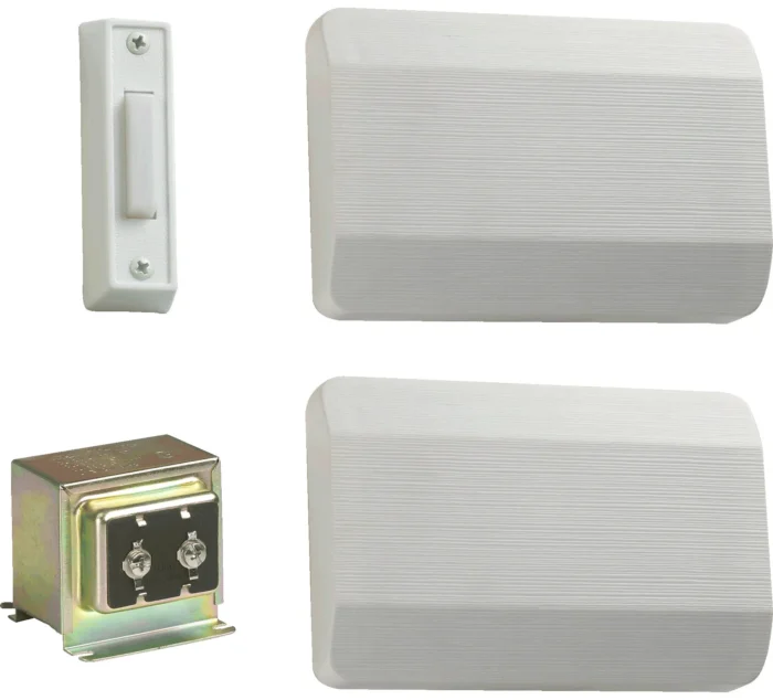 Quorum 102-1-6 White Single Entry Doorbell - Image 1