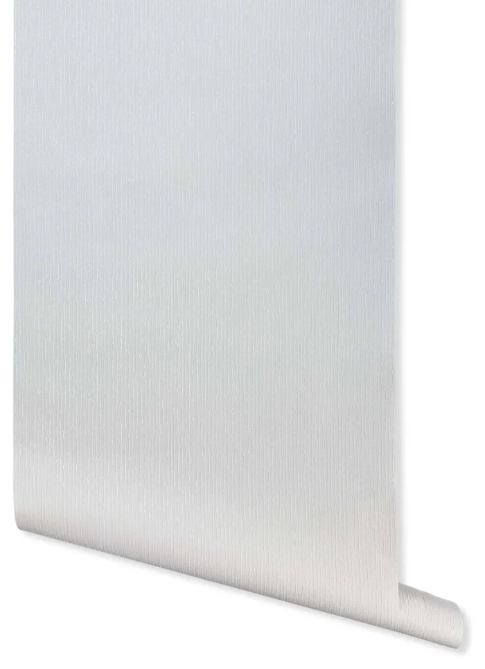 Rain Wallpaper, White/Silver, Swatch - Image 1
