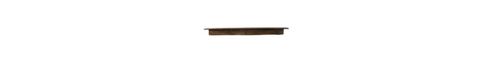 Reclaimed Pine Floating Mantel Shelf, 5"x7.5"x66", Chunky, Antique, 1800's - Image 1