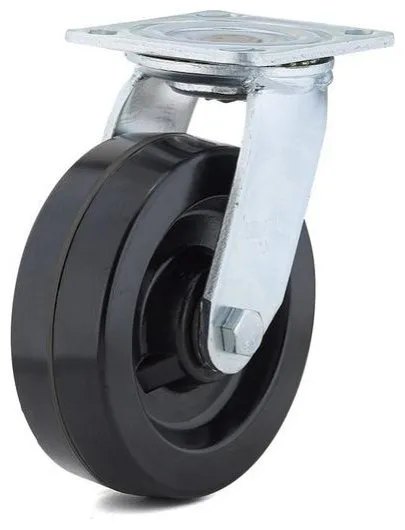 Richelieu F26817 Industrial Phenolic Wheel Swivel Plate Caster, 772 Lb Load, 6"