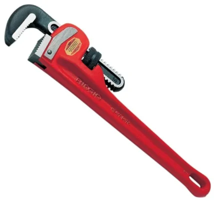 Ridgid® 31005 Heavy-Duty Straight Pipe Wrench, 8"