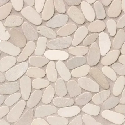 Rio Lago Sliced Earth Tumbled Marble Pebble, Sample