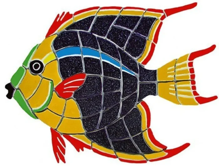 Rock Beauty Ceramic Swimming Pool Mosaic 18" - Image 1
