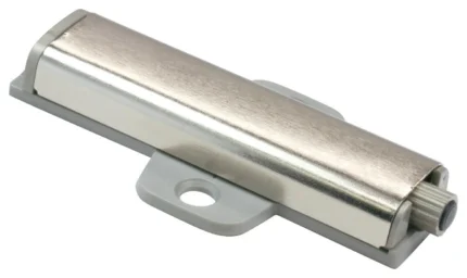 Rok Hardware Slim Brushed Nickel Drawer Cabinet Door Cross Push Touch Latch