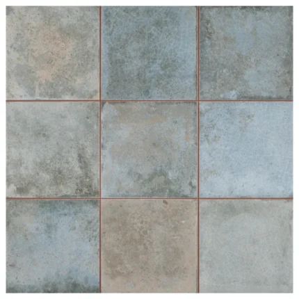 Royals Etna Blue Ceramic Floor and Wall Tile Sample