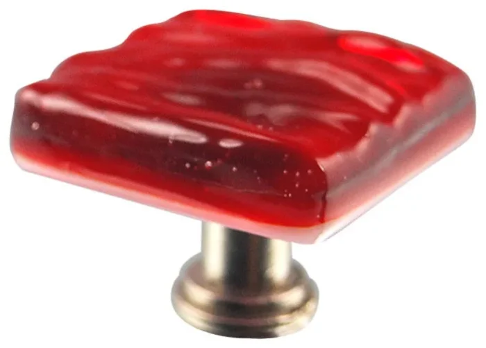 Ruby Handmade Glass, Knob - Image 1