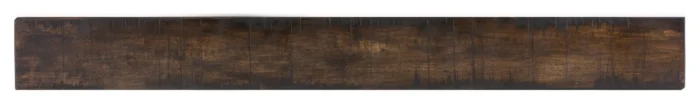 Rustic Fireplace Mantel Shelf, Dark Chocolate Oak, 36" - Image 1