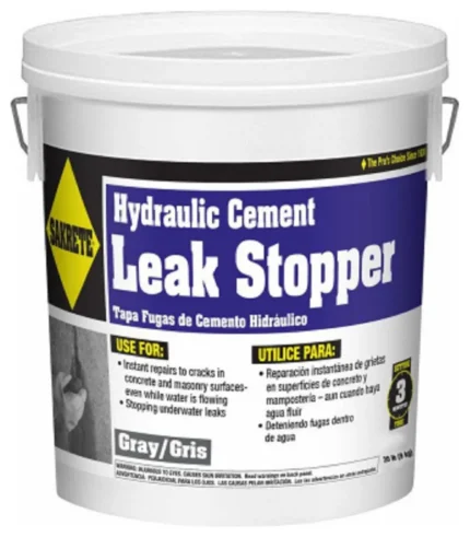Sakrete 65450006 Leak Stopper Hydraulic Cement, 20Lbs