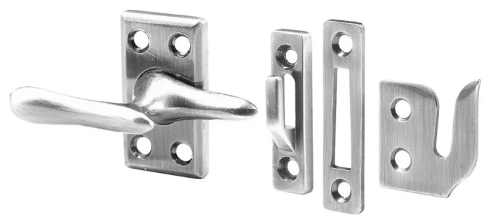 Satin Nickel Casement Window Lock - Image 1