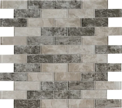 Savoy 2X6 Glass Subway Tile, 10 Sheets