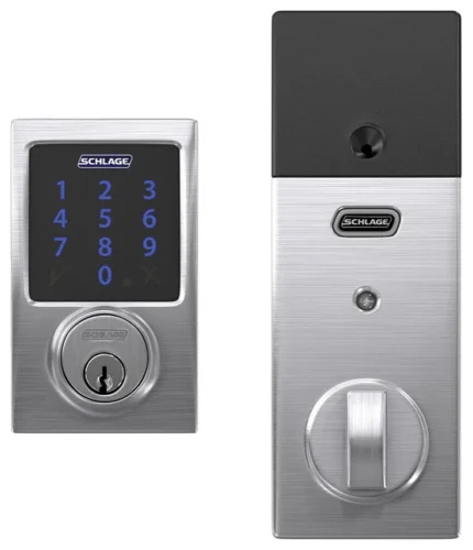 Schlage BE469NX-CEN Connect Century Touchscreen Electronic - Satin Chrome