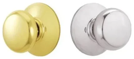 Schlage F10-PLY Plymouth Passage Door Knob Set - Polished Brass x Polished