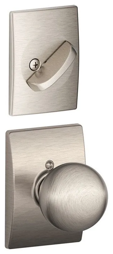 Schlage F59-ORB-CEN Orbit Single Cylinder Interior Pack - Satin Nickel