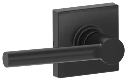 Schlage J10-BRW-COL Broadway Passage Door Lever Set - Matte Black