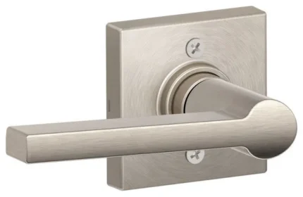 Schlage J170-SOL-COL Solstice Non-Turning One-Sided Dummy Door - Satin Nickel