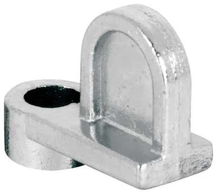 Screen Clips, 1/16in., Diecast, Silver, 8Pack