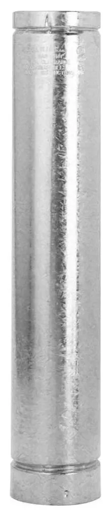 Selkirk 104060 Round Type B Gas Vent Pipe, 4"x5', #4RV-60