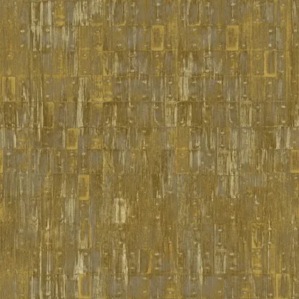 Serendipity 2, Traditional Damask Solid Wallpaper, Green, Sample