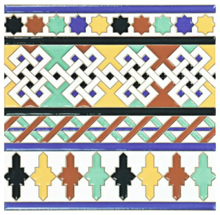 Sevillano Giralda Cenefa Ceramic Wall Trim