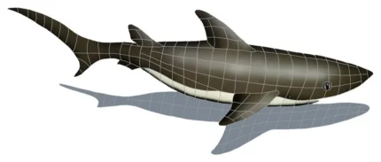 Shark Ceramic Swimming Pool Mosaic