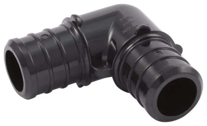 SharkBite UP256A5 PEX Poly Alloy Barb Elbow, 3/4", 5-Pack - Image 1