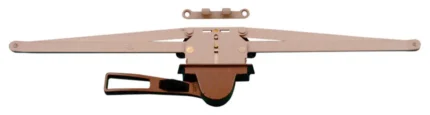 Single Pull Lever Operator, Esc Plate Over 2", Bronze