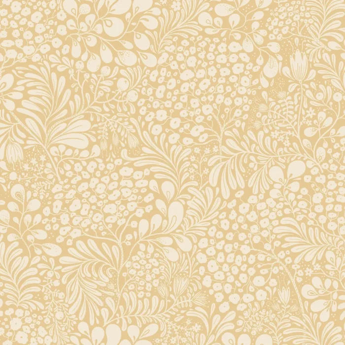 Siv Butter Botanical Wallpaper, Sample - Image 1