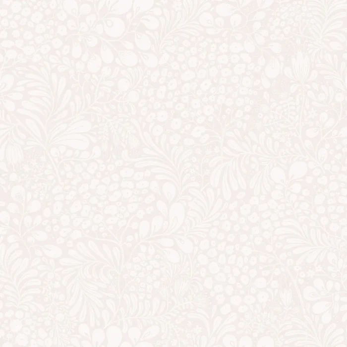 Siv Light Gray Botanical Wallpaper Bolt - Image 1