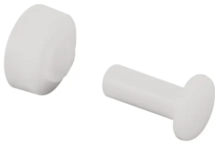 Sliding Window Roller with Axle Pins, 7/16" Flat Nylon, 4Pack