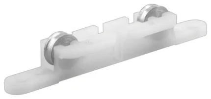 Sliding Window Tandem Roller Assembly, 5/16" Flat Stl Wheels