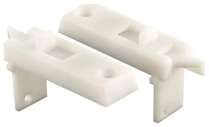 Sliding Window Tilt Latch, 1Pr Spring Loaded, White - Image 1