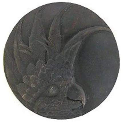 Small Cockatoo Knobs, Left, Dark Brass